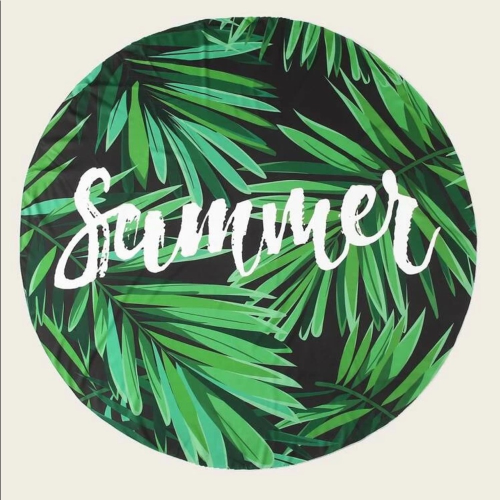 Tropical Beach Blanket Roundie